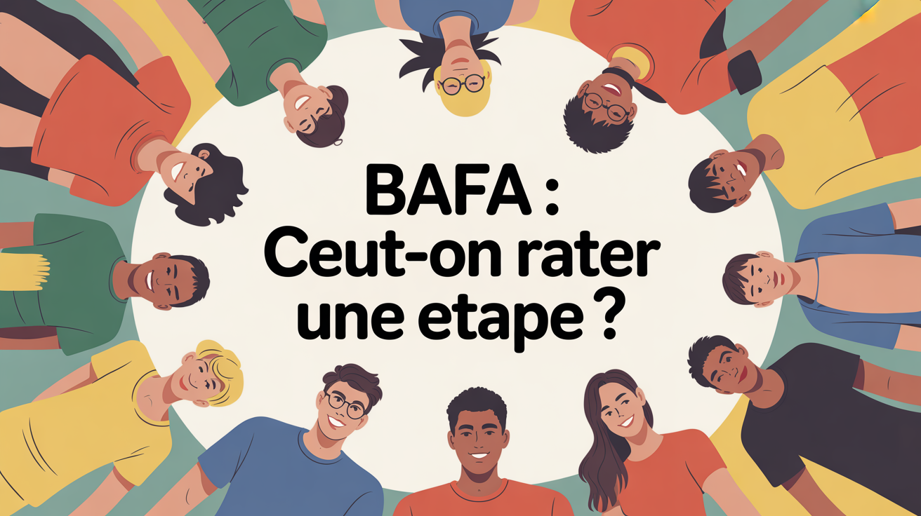 BAFA peut-on rater une étape groupe jeunes centre loisirs
