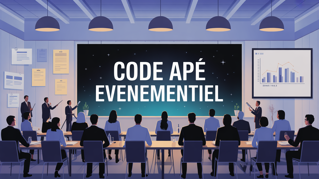 code ape evenementiel en organisation d evenement