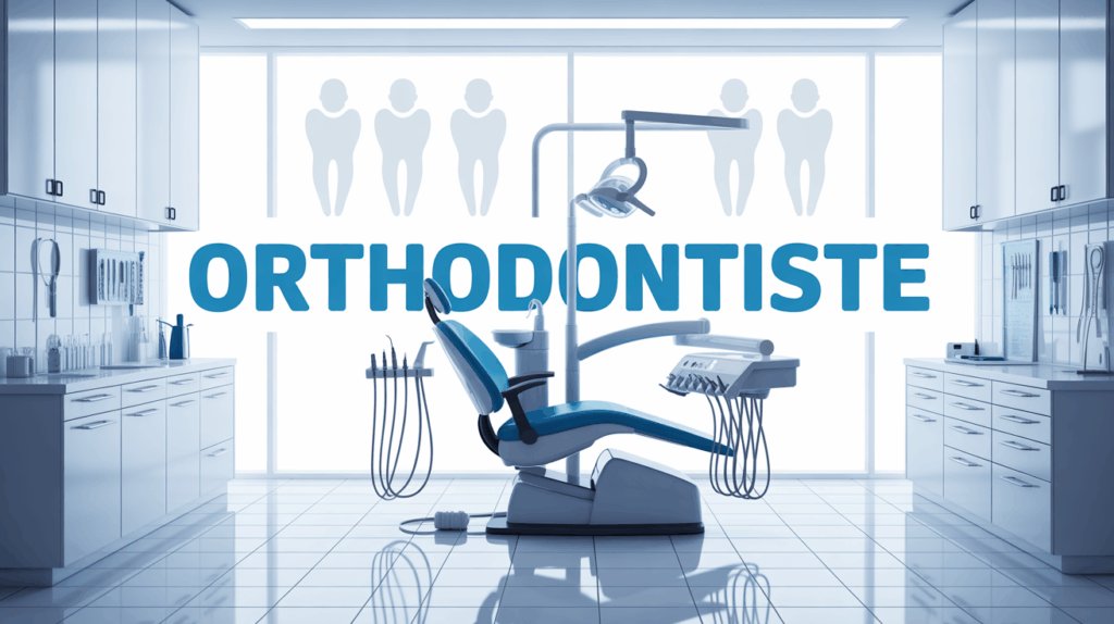 Orthodontiste cabinet fauteuil moderne outils orthodontiques