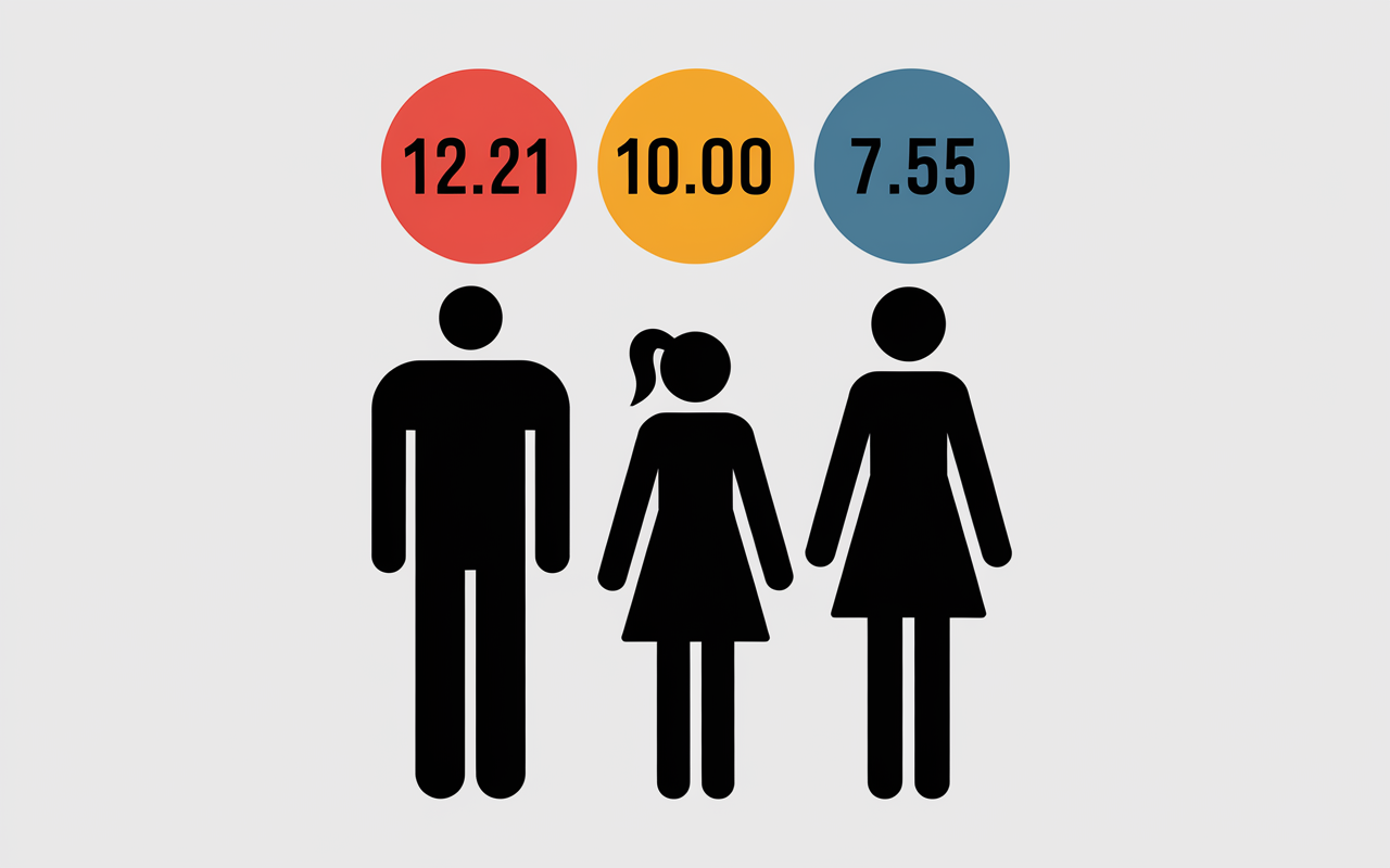 SMIC Angleterre 2025 salaire minimum par age graphique