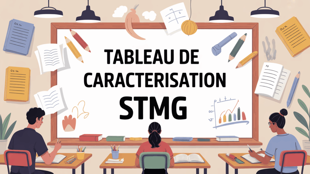 illustration tableau de caracterisation stmg en classe