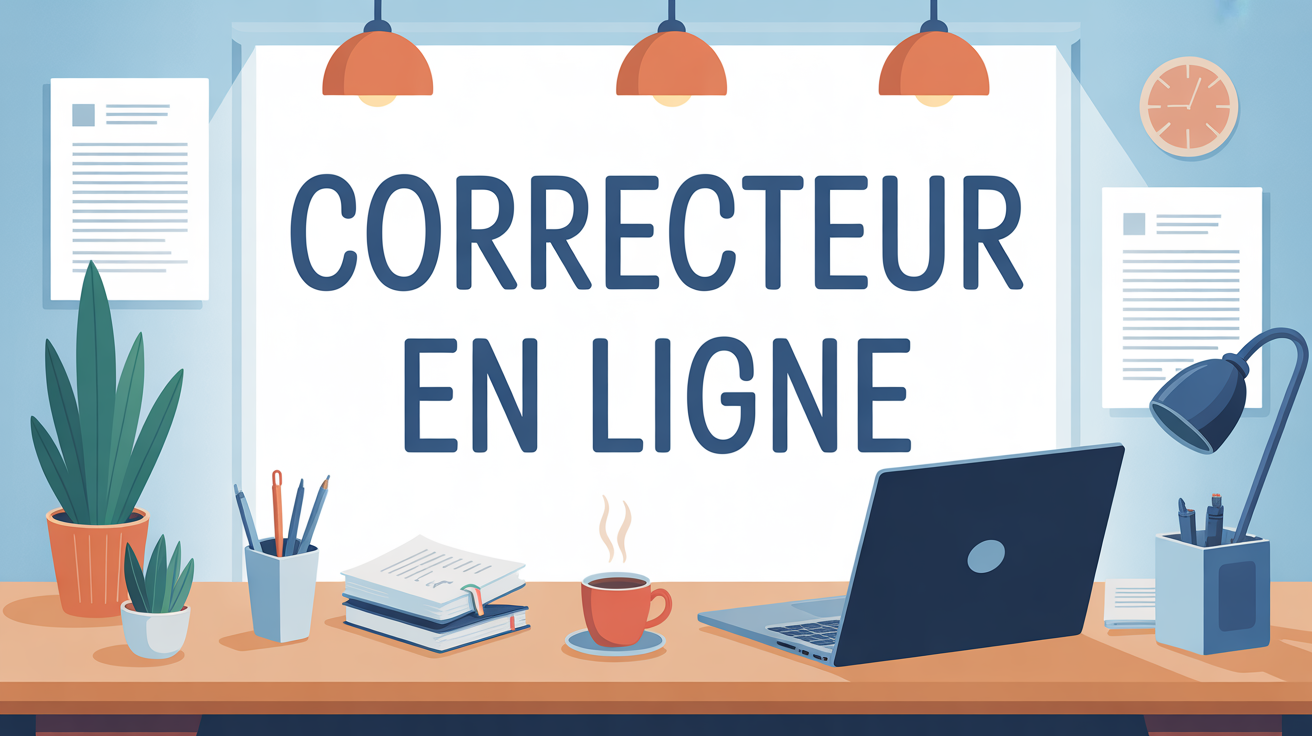 Correcteur en ligne ordinateur salon calme