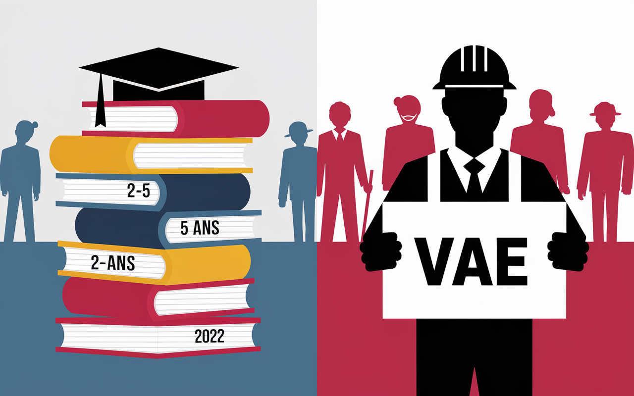 Tableau parcours conducteur de travaux formation VAE