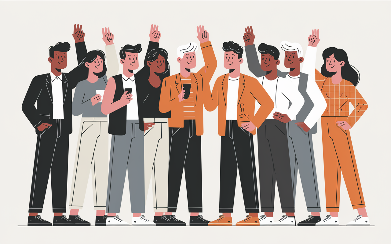 groupe eleves college popularite inclusive sans stereotype