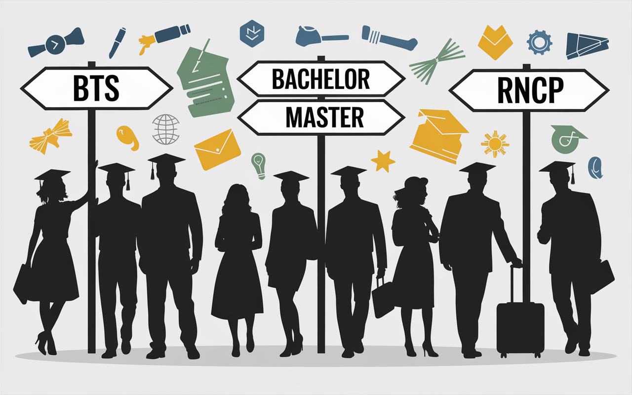 etudiants orientés vers bts bachelor master rncp rh
