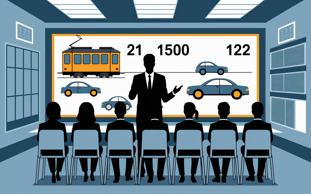 formation conducteur de tram en salle chiffres et instructeur