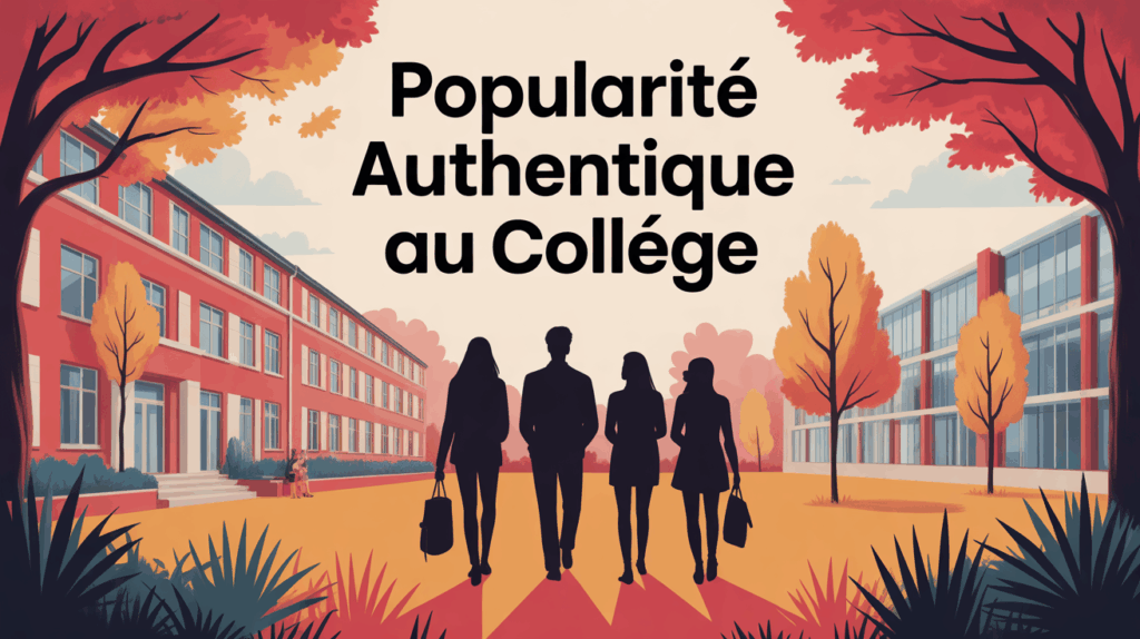 college moderne popularite authentique silhouettes eleves