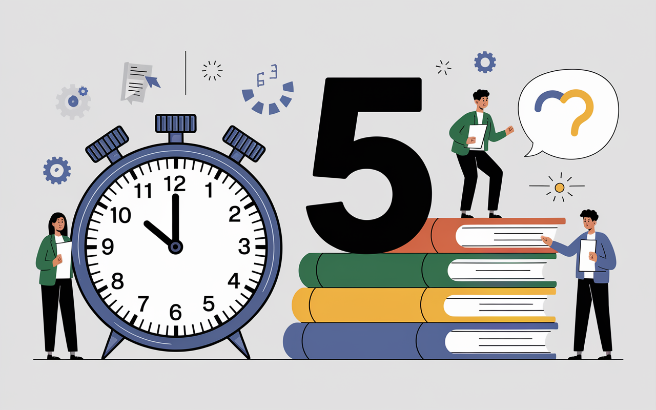 illustration chronometre livre 5 ans etudes psychologue