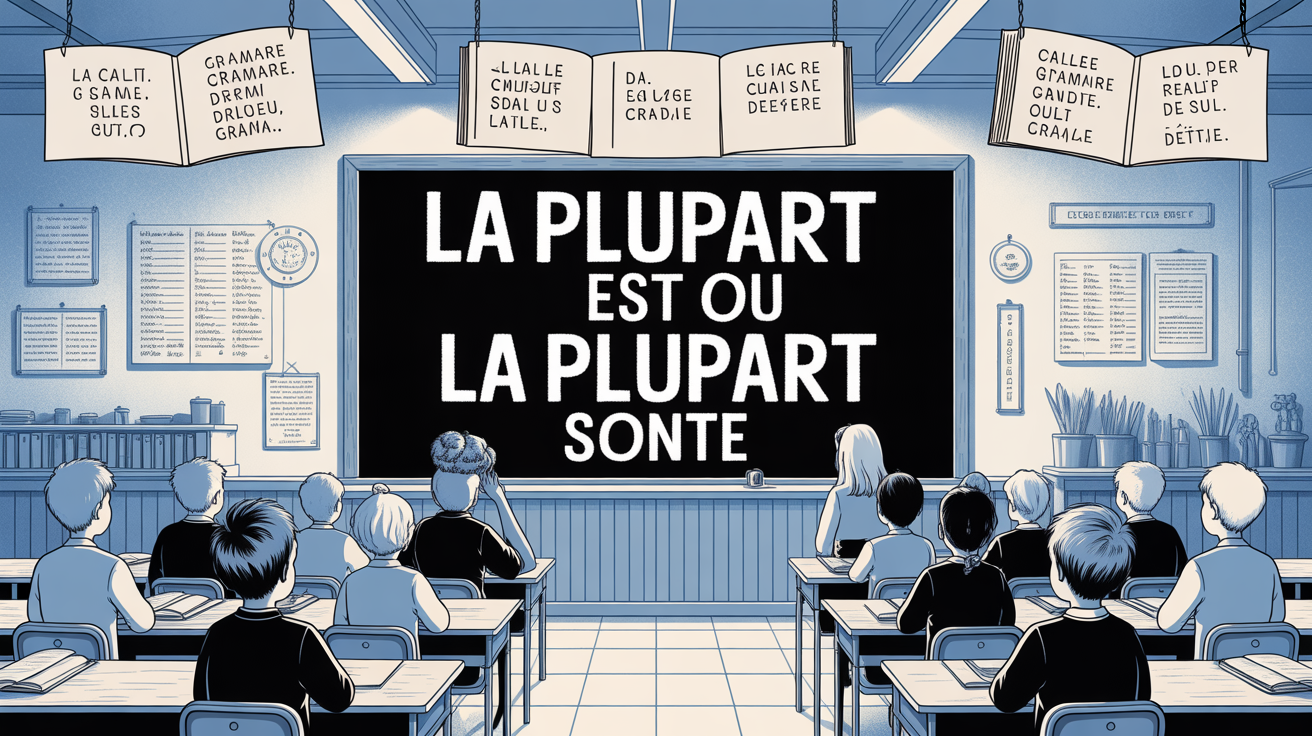Tableau grammaire accord la plupart est ou la plupart sont SEO