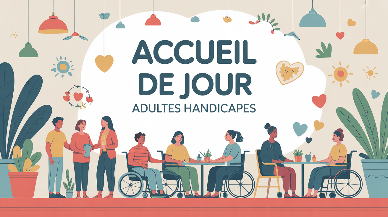 Centre d'accueil de jour adultes handicapes environnement chaleureux