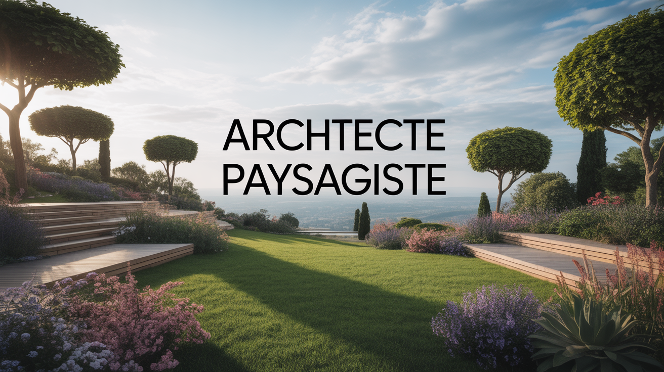 architecte paysagiste grand jardin moderne