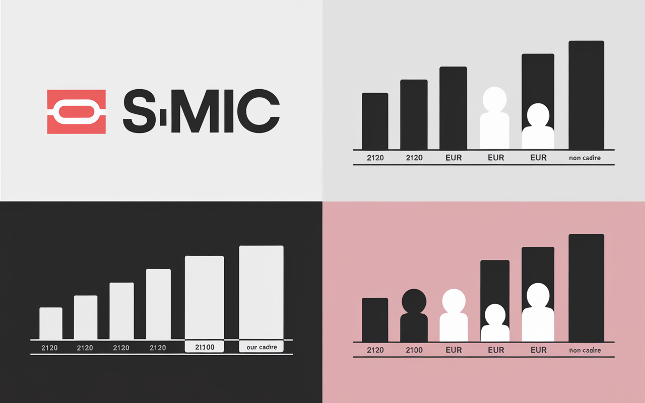 tableau barres progression salaire smic 2120 euros net