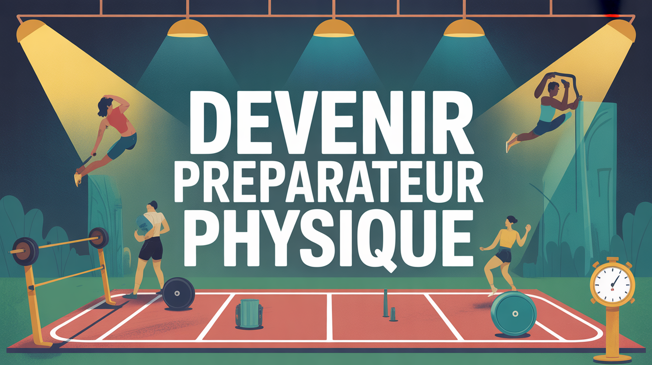 Illustration devenir preparateur physique terrain sport