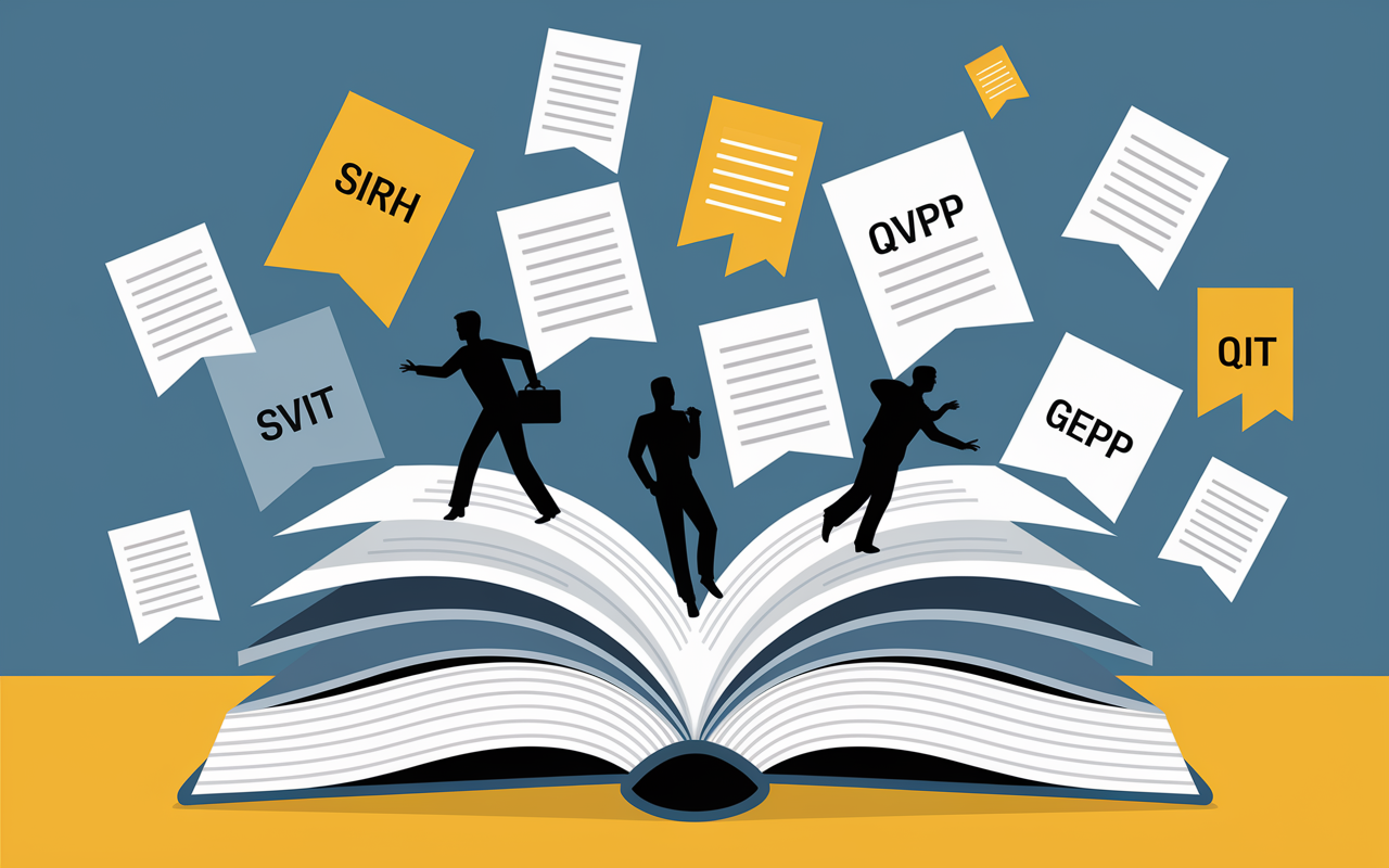 Dictionnaire RH ouvert avec acronymes SIRH QVT GEPP