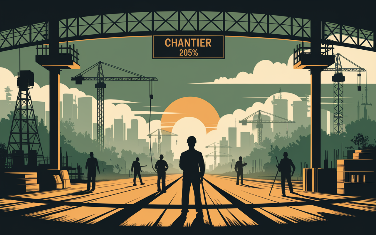 Chantier Eiffage génie civil Toulouse CO2