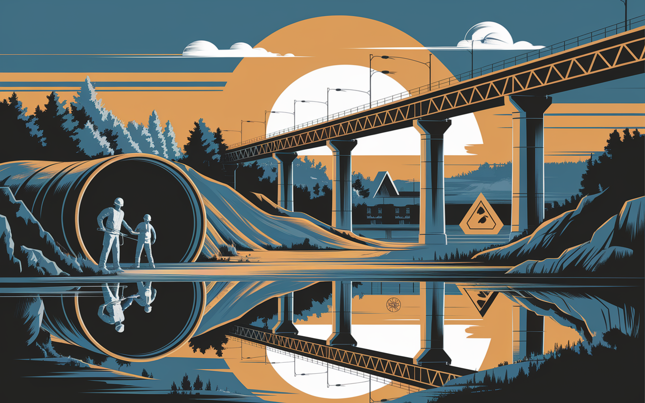 genie civil chantier colas pelleteuse tunnel viaduc