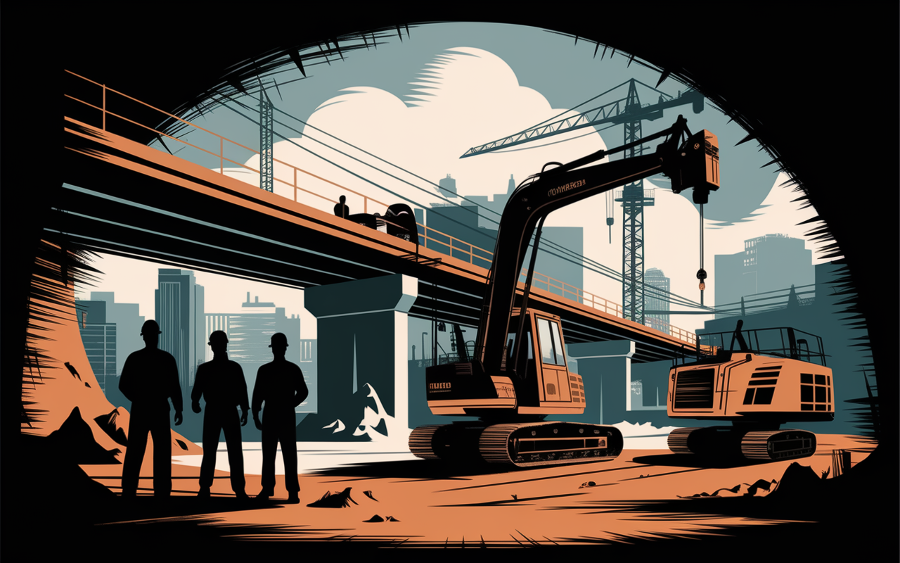 Tunnel urbain et refection industrielle en genie civil