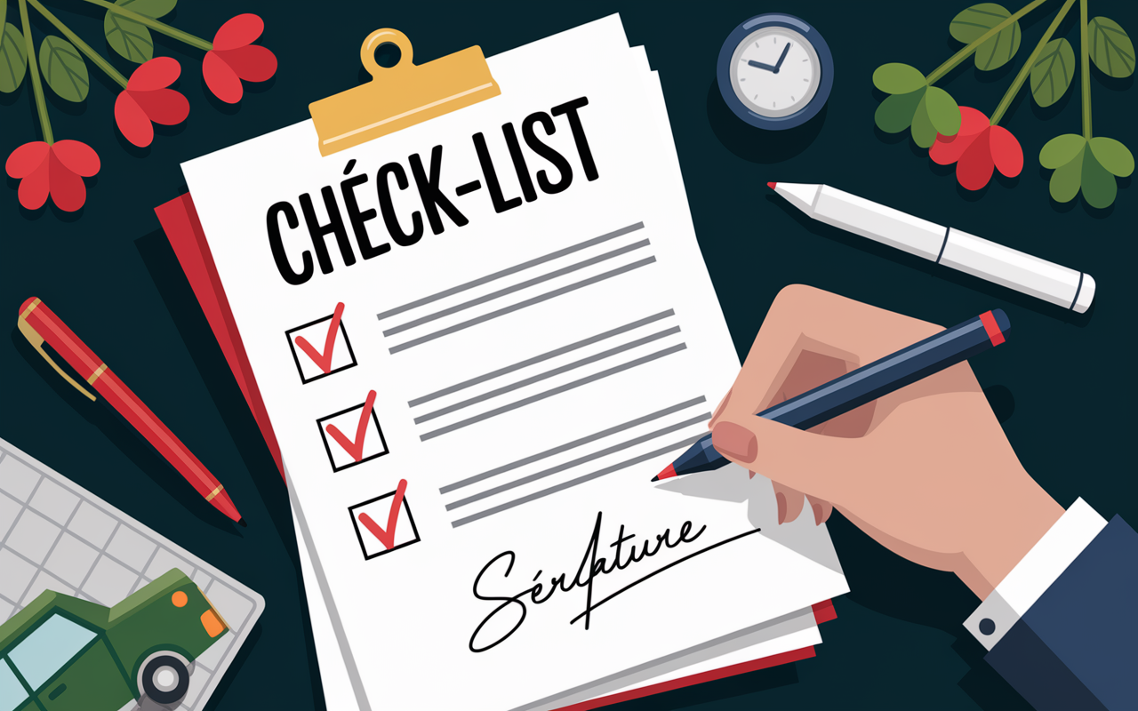 Je reste à votre disposition erreurs checklist signature