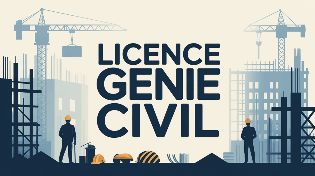 Illustration chantier Licence Genie civil