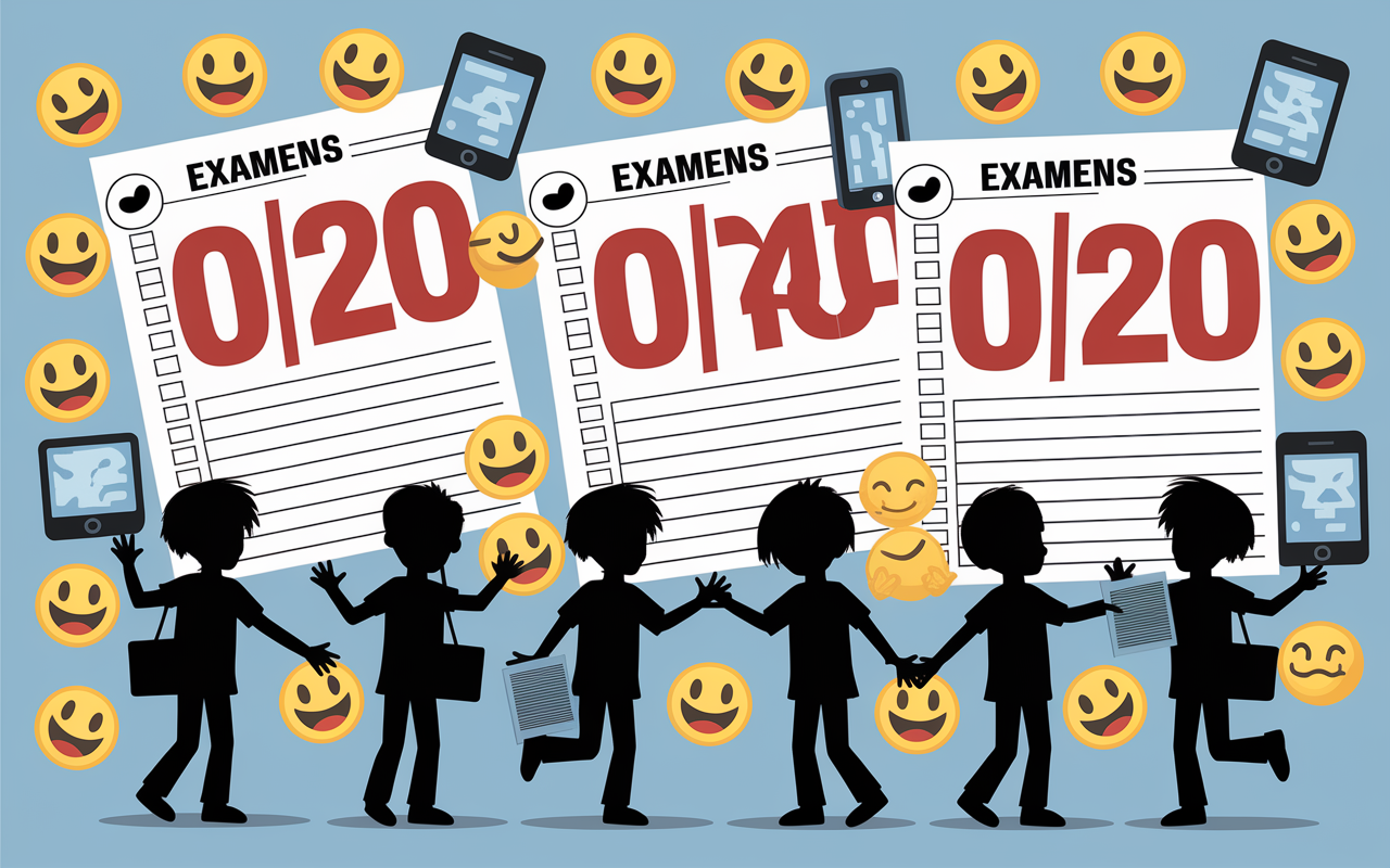 mosaique meme il a eu 0/20 copies emojis