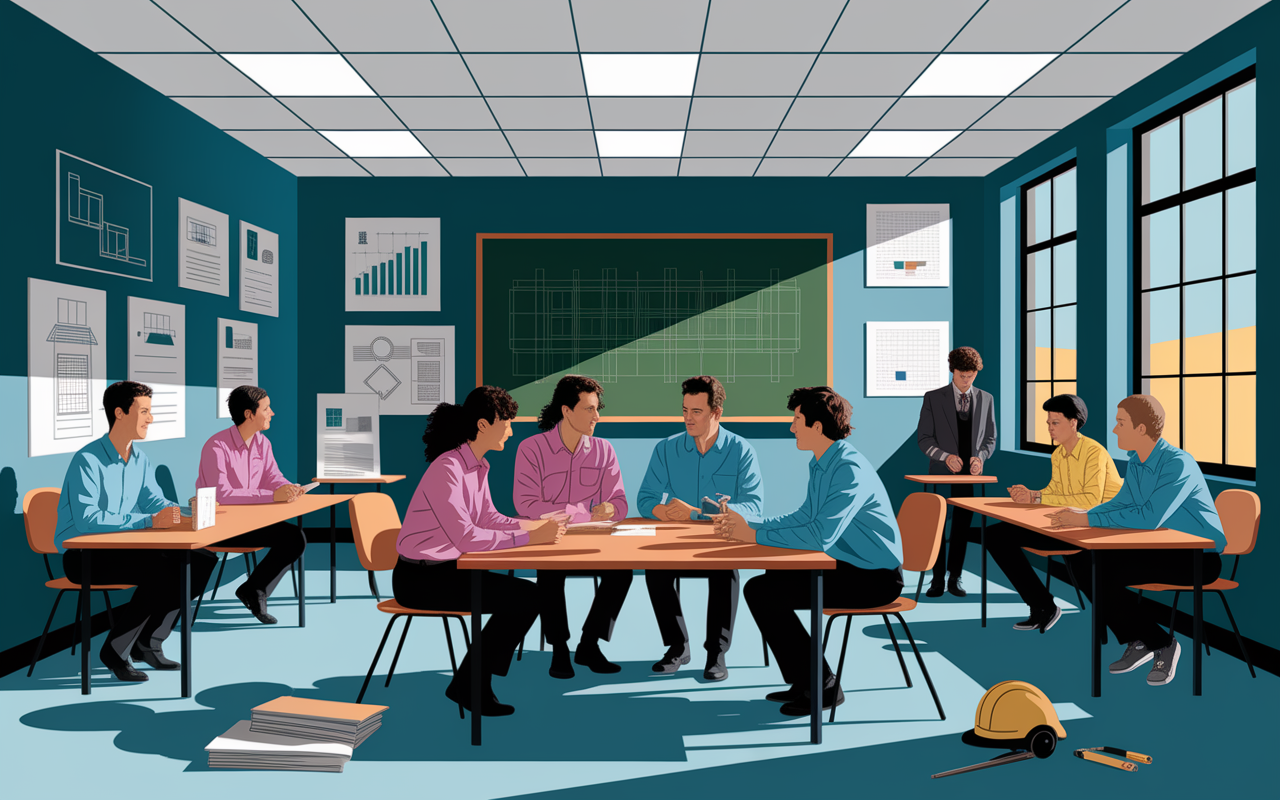 classe technique bts genie civil maquette plans