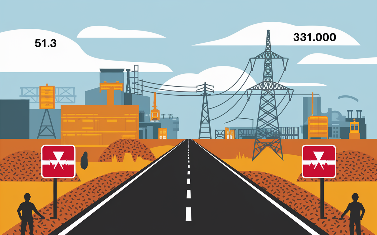 travaux publics route voies chiffres chantier