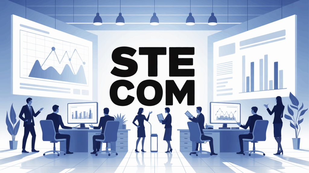 Scène bureau ste com communication B2B