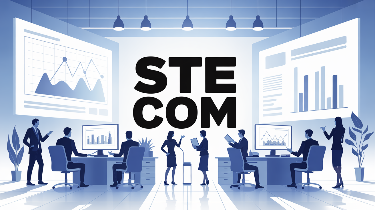 Scène bureau ste com communication B2B