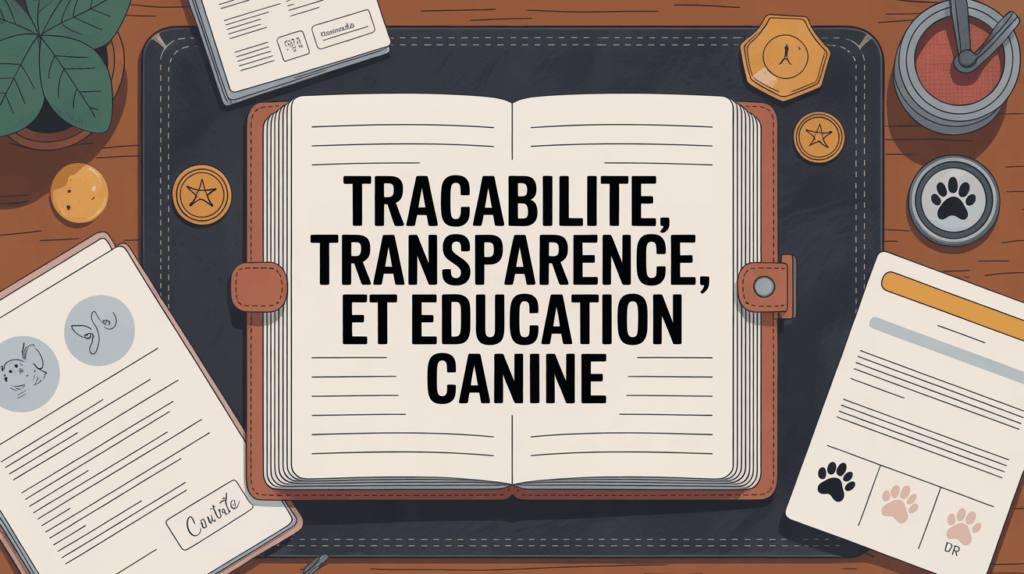 Carnet de bord, traçabilité, transparence, education canine, Corey Code