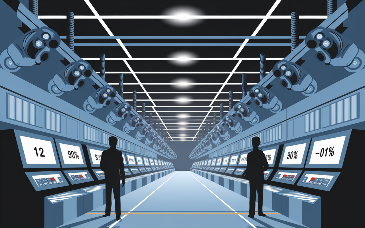 Lignes robotisées automatisées hub Harnes logistique