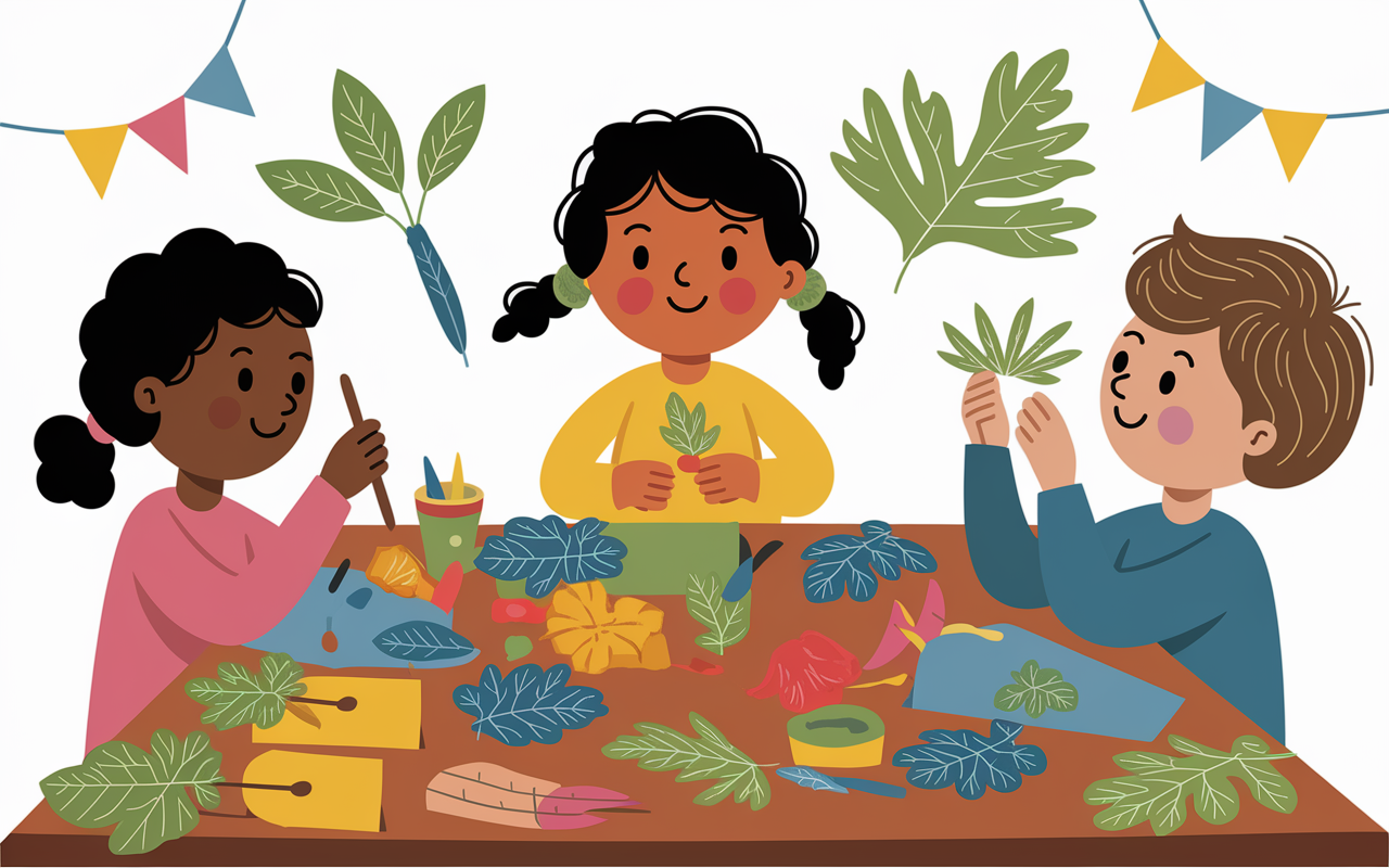 Bricolage enfants automne maternelle hérisson et feuilles