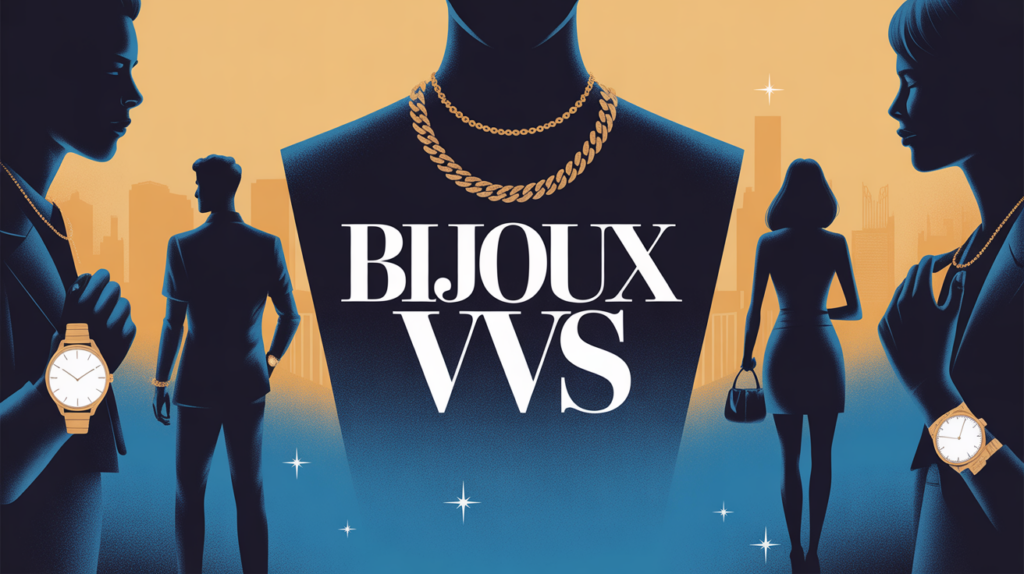 bijoux VVS vue urbaine montres et chaines scintillantes