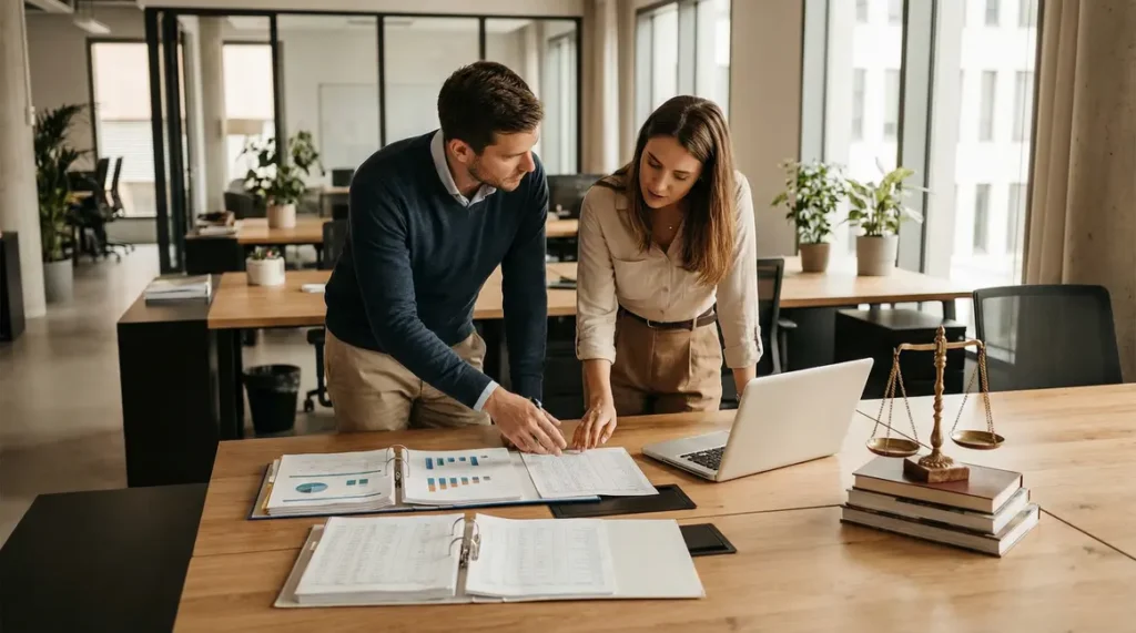 Bureau open space budgéter budgétiser balance dossiers