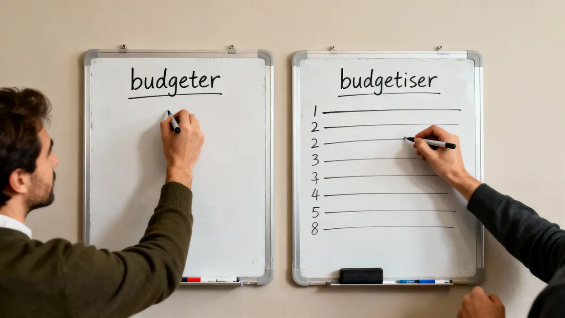 Tableaux blancs budgéter budgétiser lignes graphiques