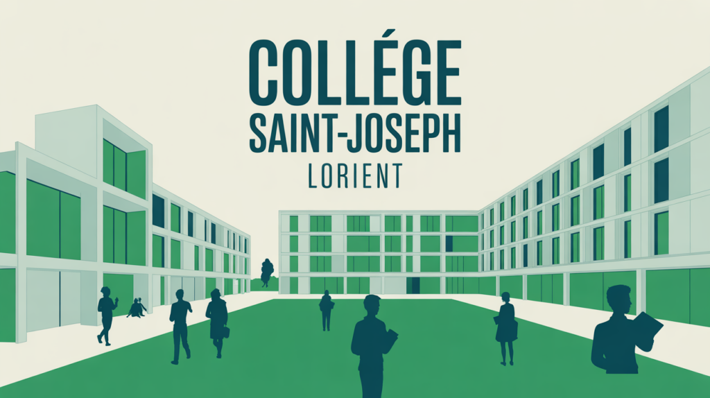 Vue campus College Saint-Joseph Lorient esprit numerique ouvert