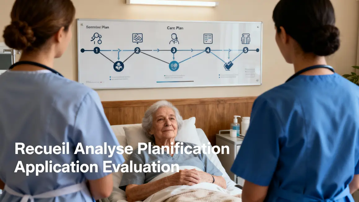 cinq etapes demarche de soins aide soignante