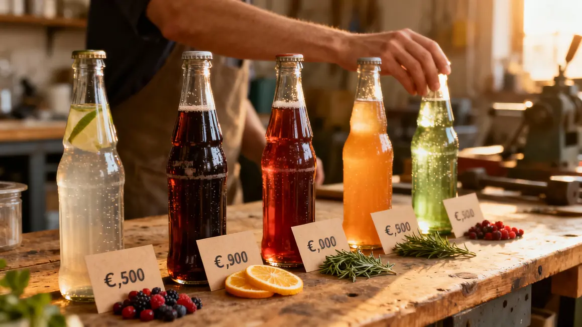 bouteilles soda budget marque atelier