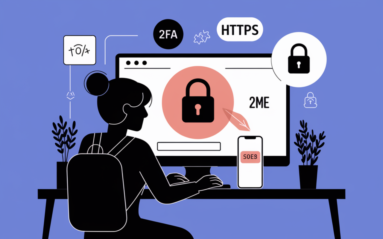 Illustration sécurité accès ENT UTT et 2FA