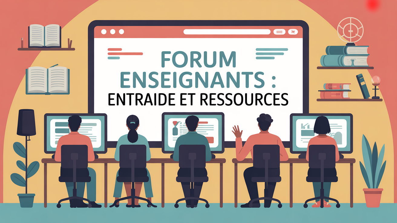 Forum enseignants entraide NeoProfs illustration