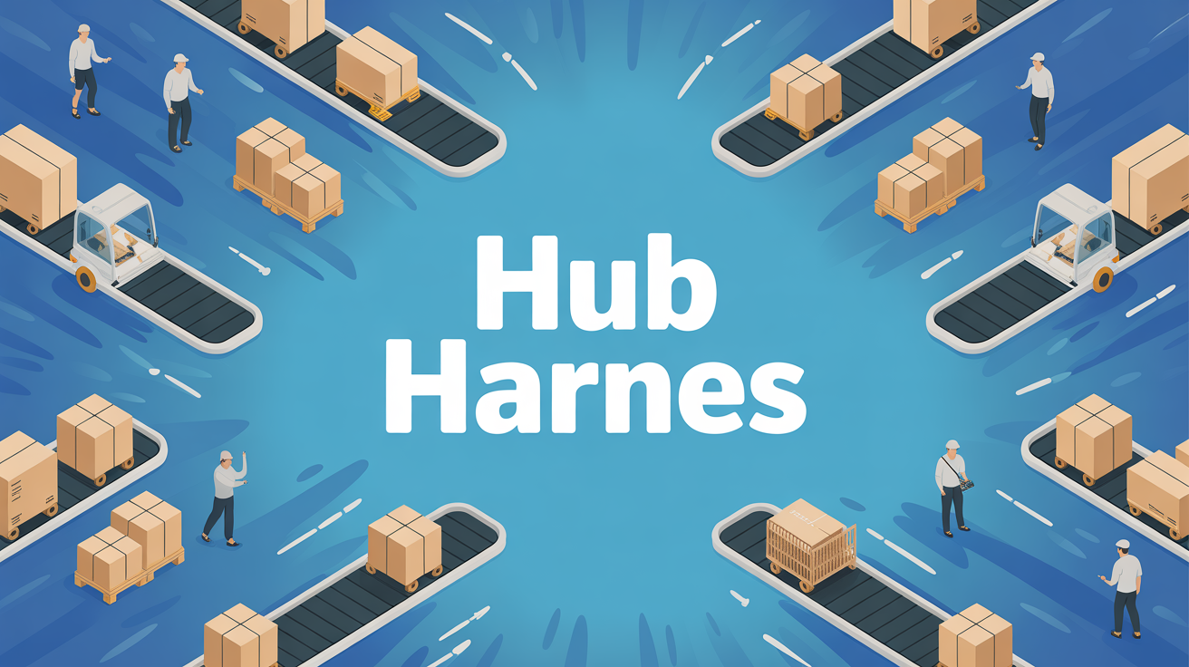 Vue du hub Harnes centre logistique robotisé Mondial Relay