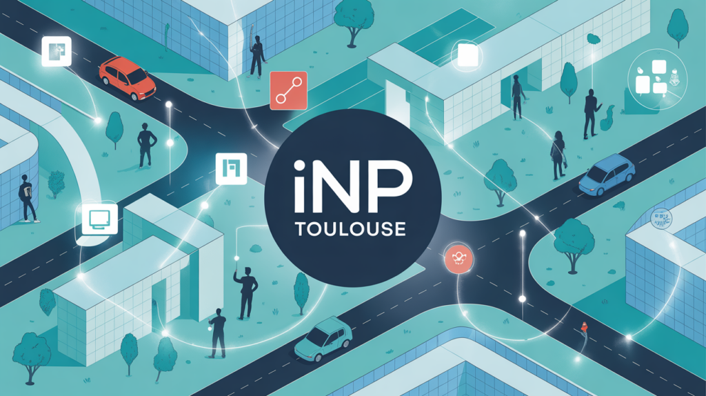 Vue stylisée campus INP Toulouse