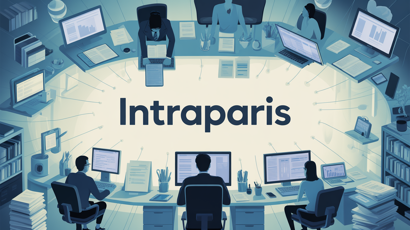 Illustration bureau RH IntraParis securise
