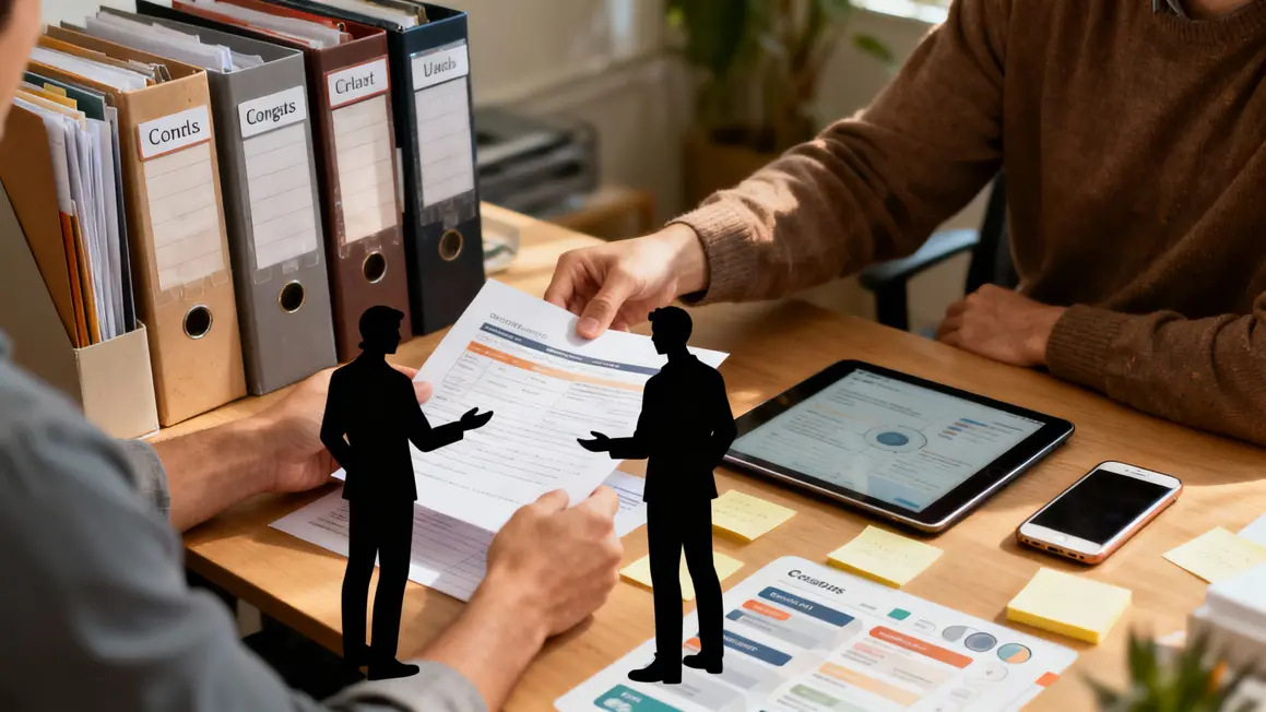 table travail journal professionnel veille sectorielle