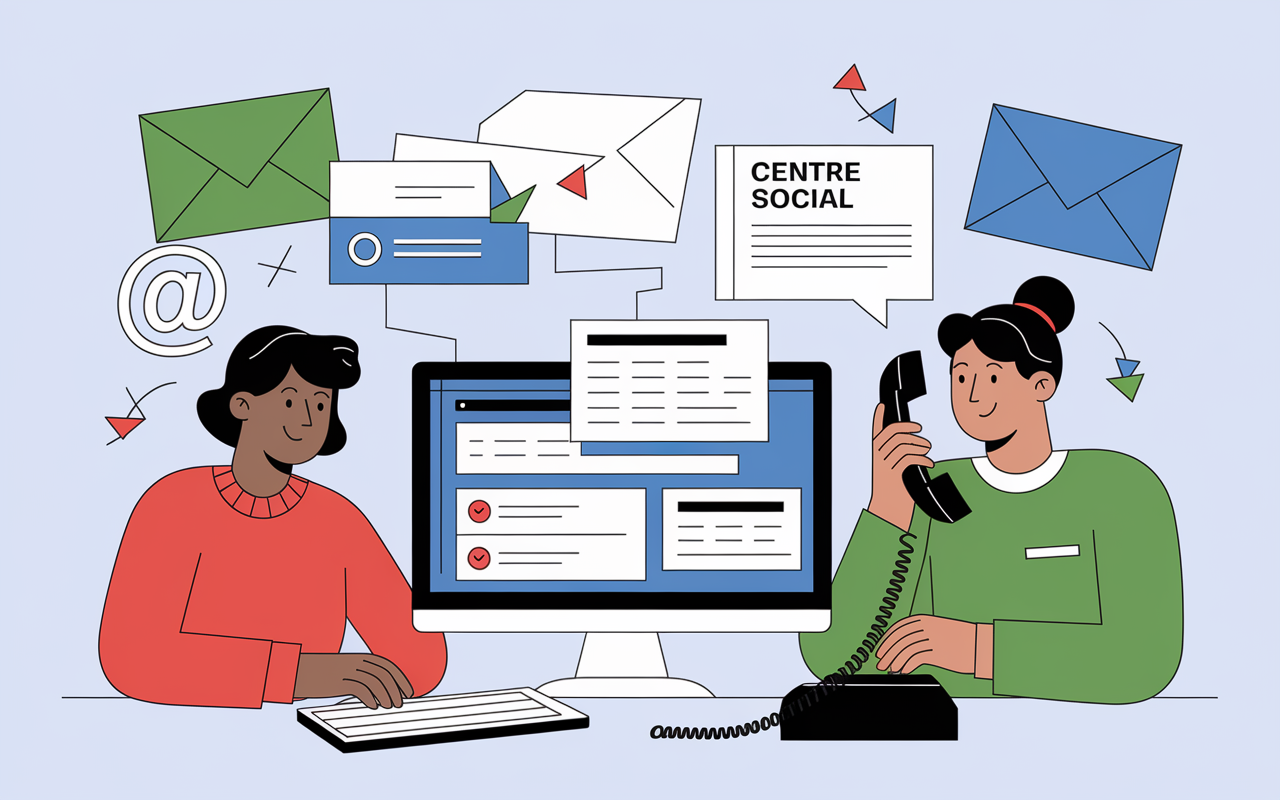 mail casvp contact centre social ordinateur telephone