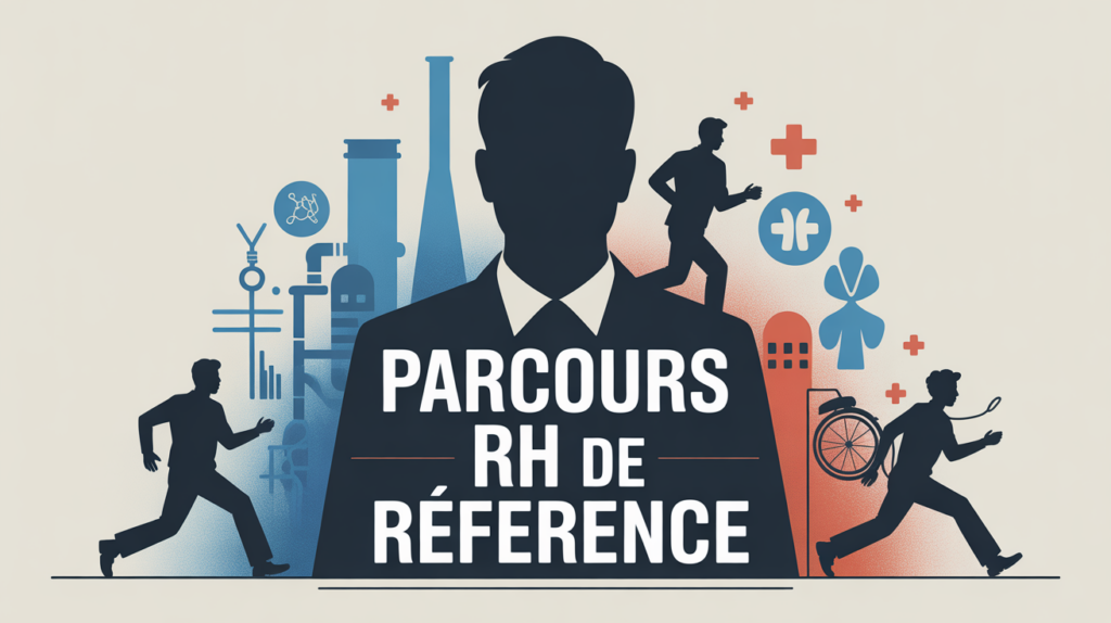 illustration dirigeant RH parcours industrie sante
