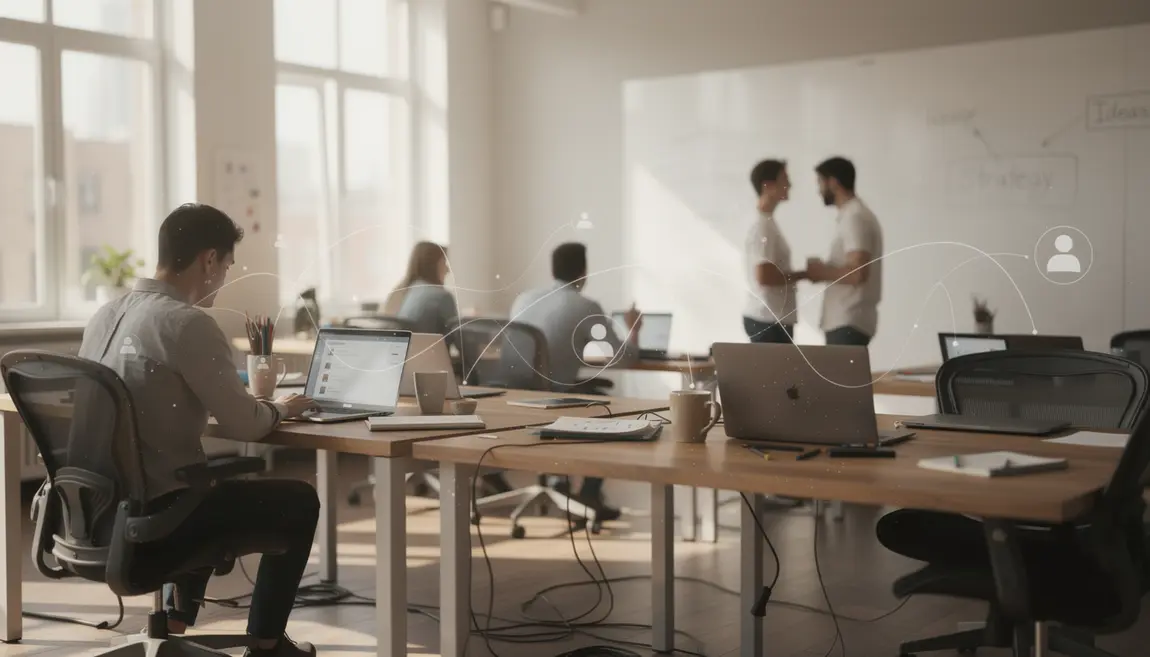 reseau professionnel espace coworking dynamique web