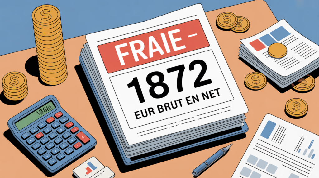illustration conversion salaire brut 1872 eur en net