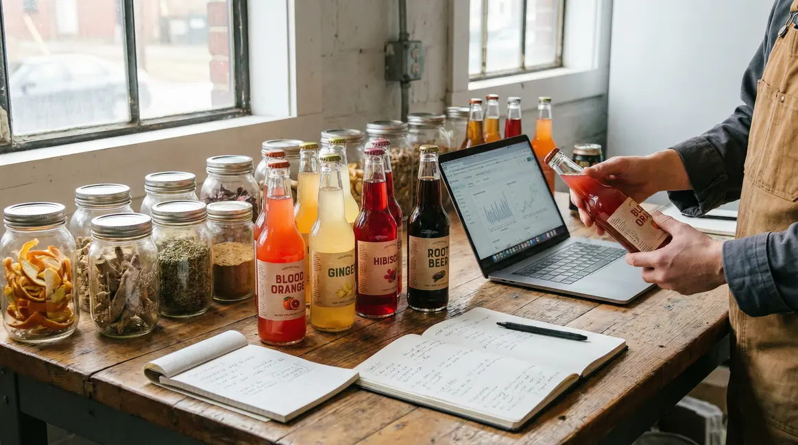atelier de création soda artisanal moderne