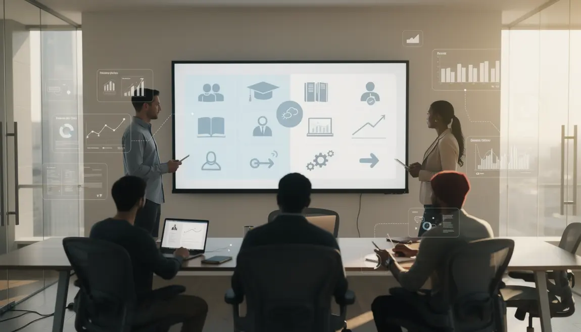 Bureau moderne orientation professionnelle et donnees