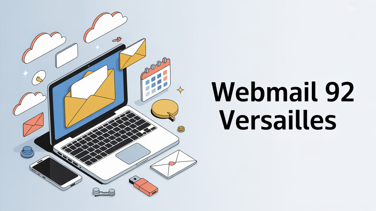 webmail 92 versailles illustration ordinateur agenda